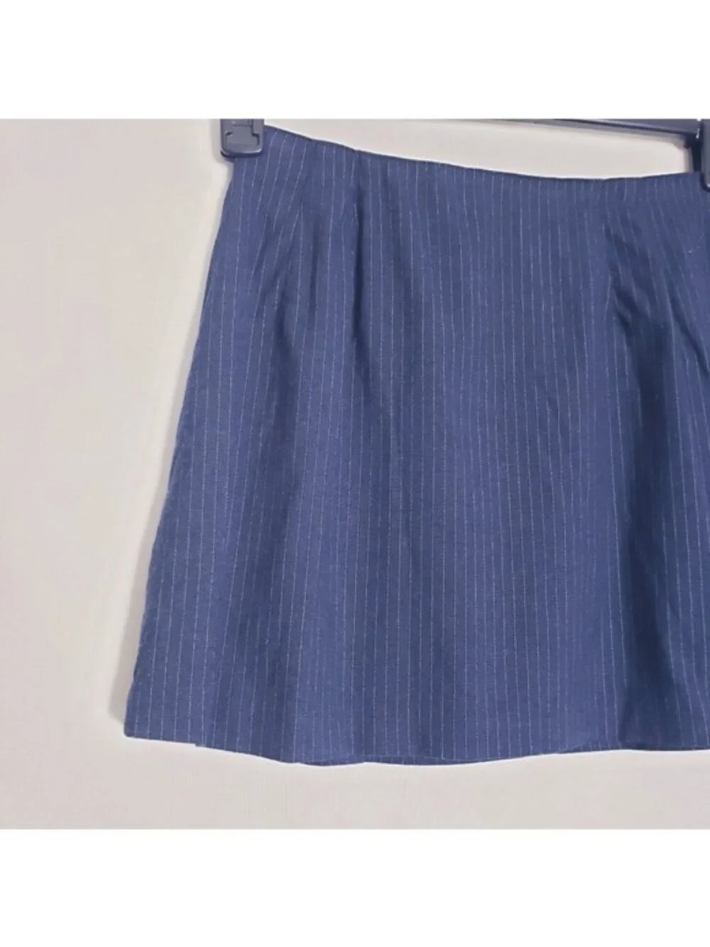 Nike Navy Blue Pinstripe Athletic Skirt Girls Size Medium 8-10